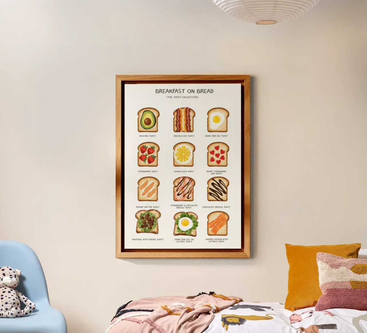 Breakfast on Bread alluminio dibond da Attaboy Dsgn