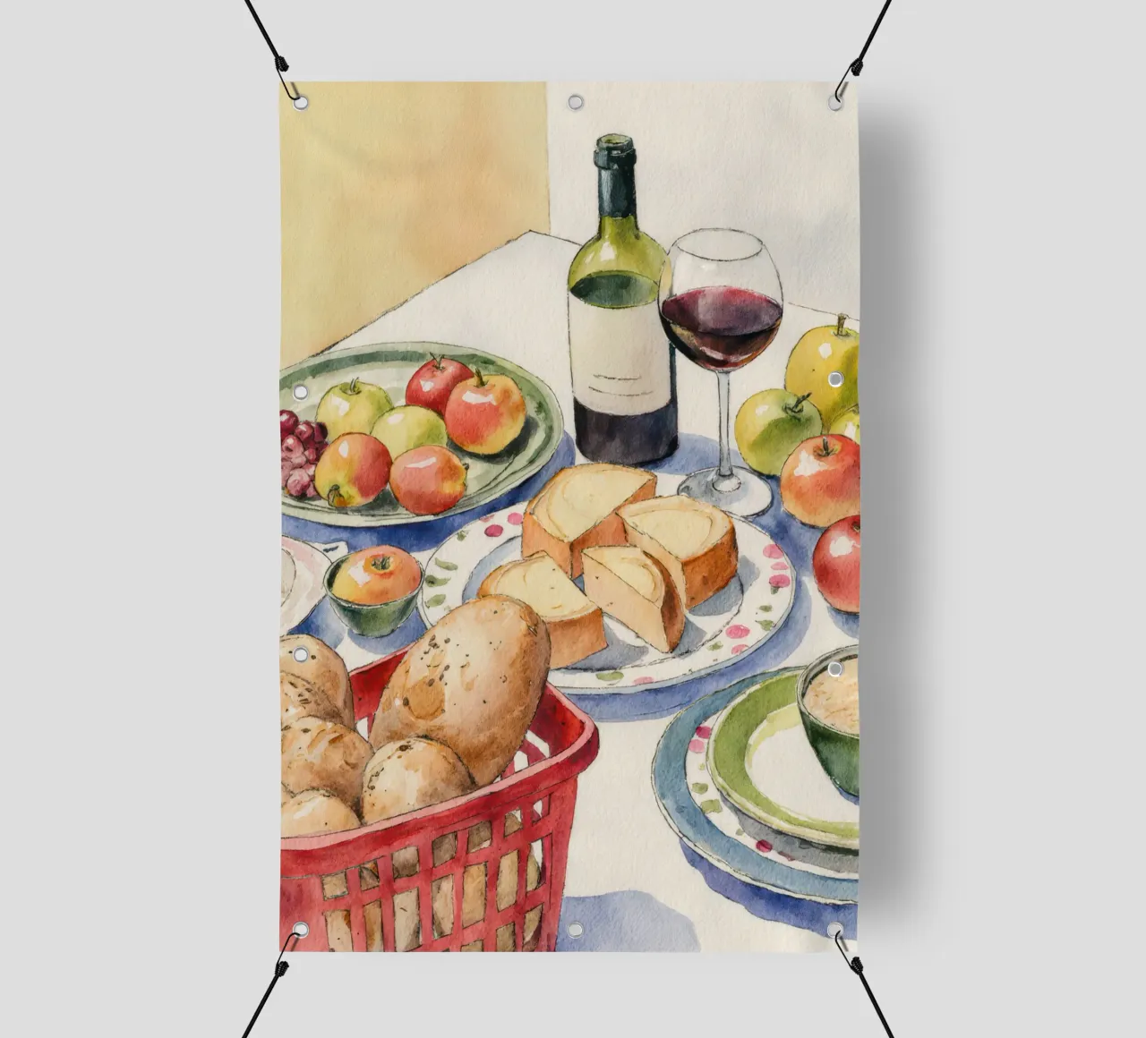 Rustic Still Life Morning Delight telo in pvc da Attaboy Dsgn
