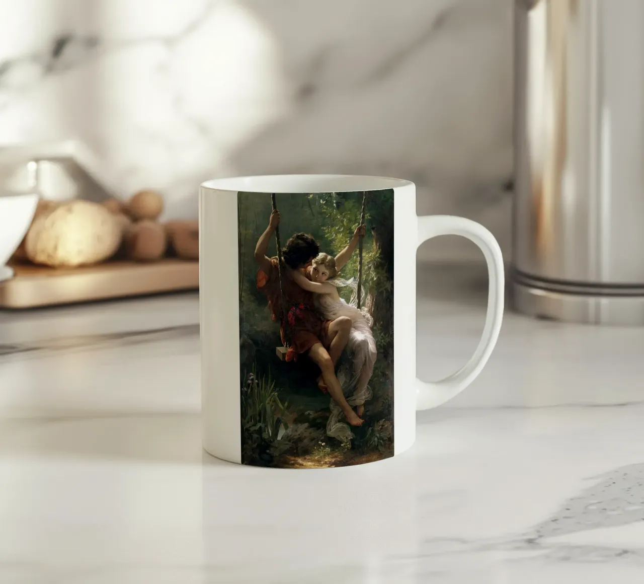 Springtime 1873 - Pierre-Auguste Cot tazza in ceramica da apoloprints