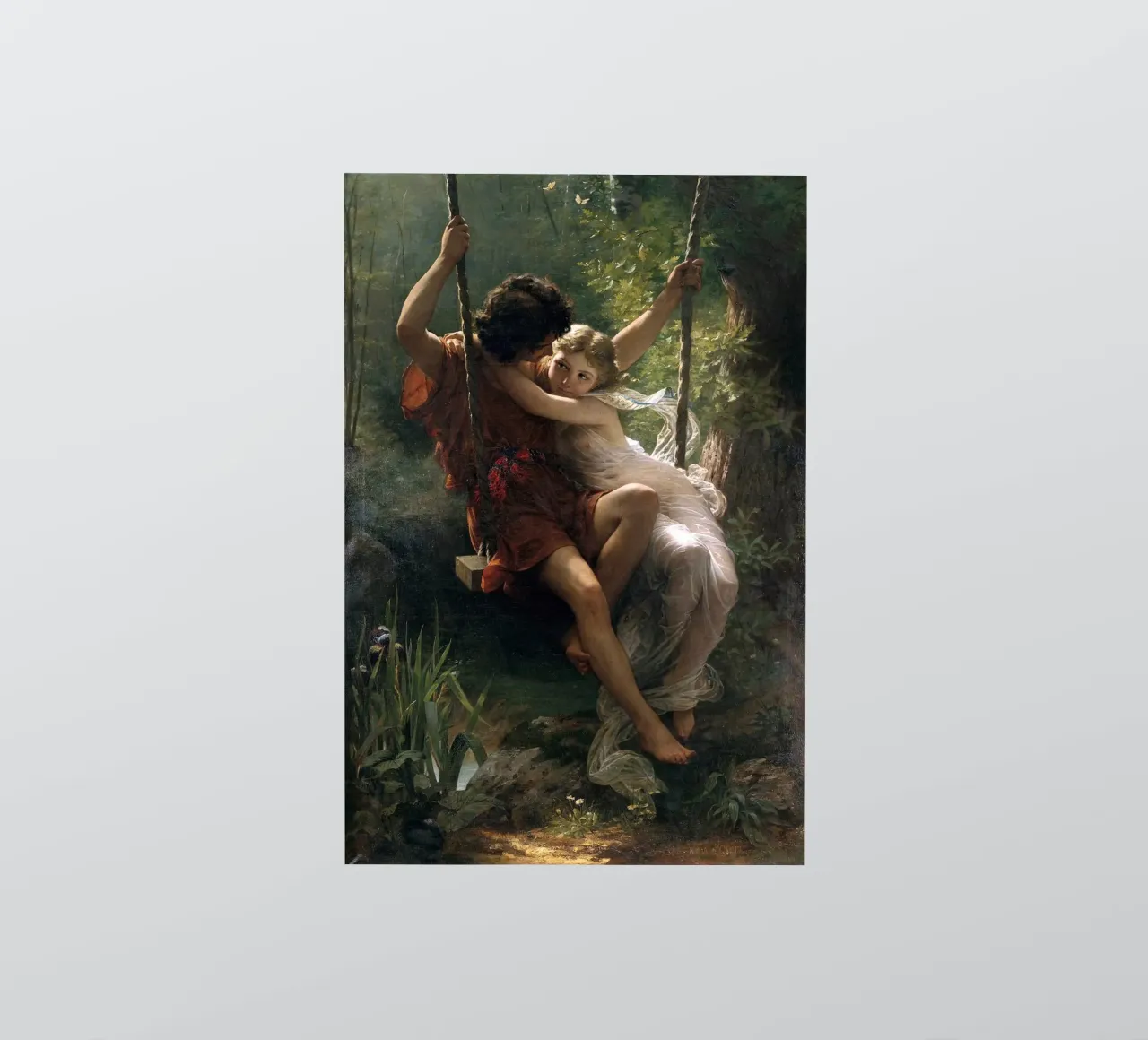 Springtime 1873 - Pierre-Auguste Cot adesivo da apoloprints