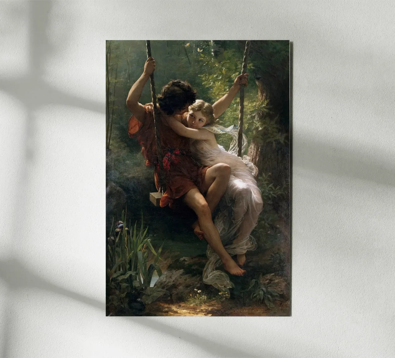 Springtime 1873 - Pierre-Auguste Cot alluminio dibond da apoloprints