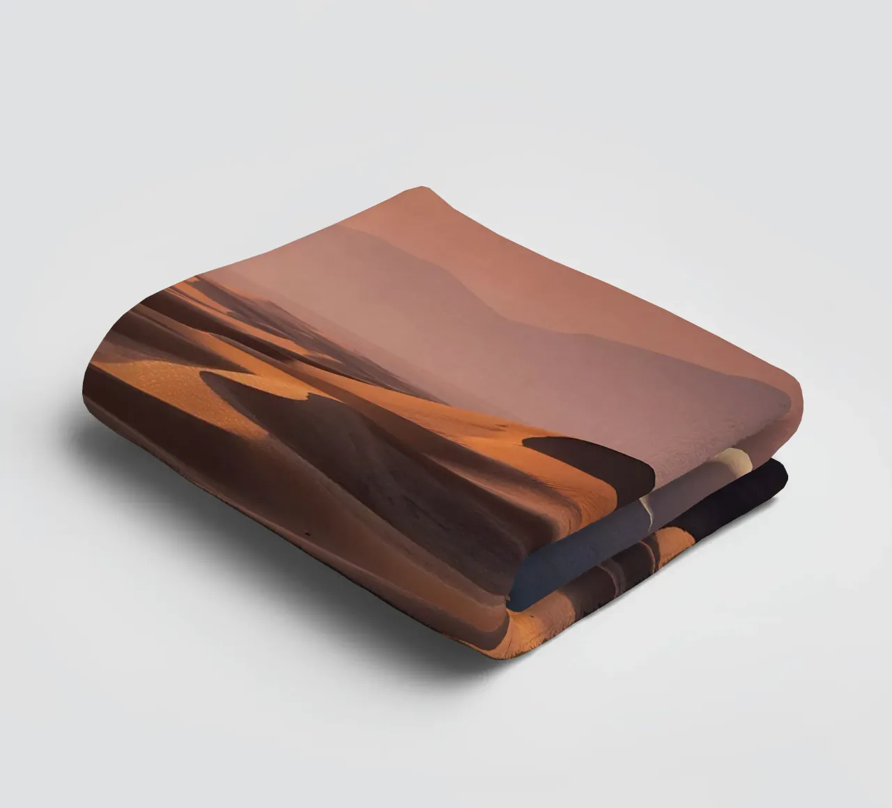 Silence of the Saharra desert under a crescent moon towel by Plain Thoughts