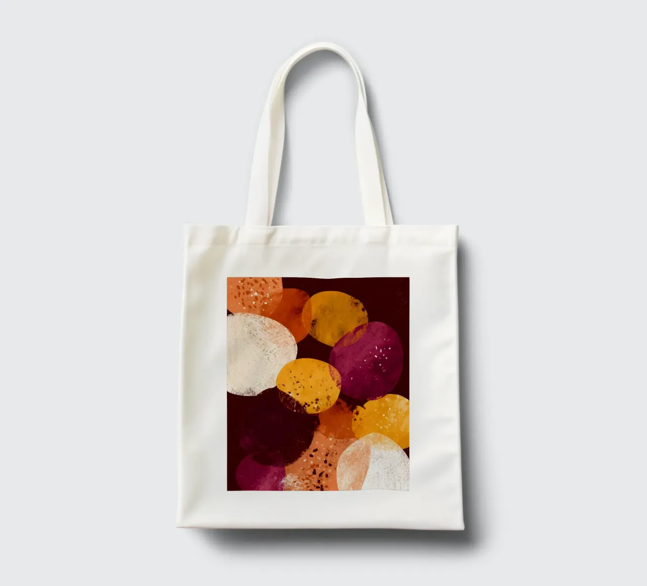 Autumn Cirkels borsa in juta da Gypsy Galleria