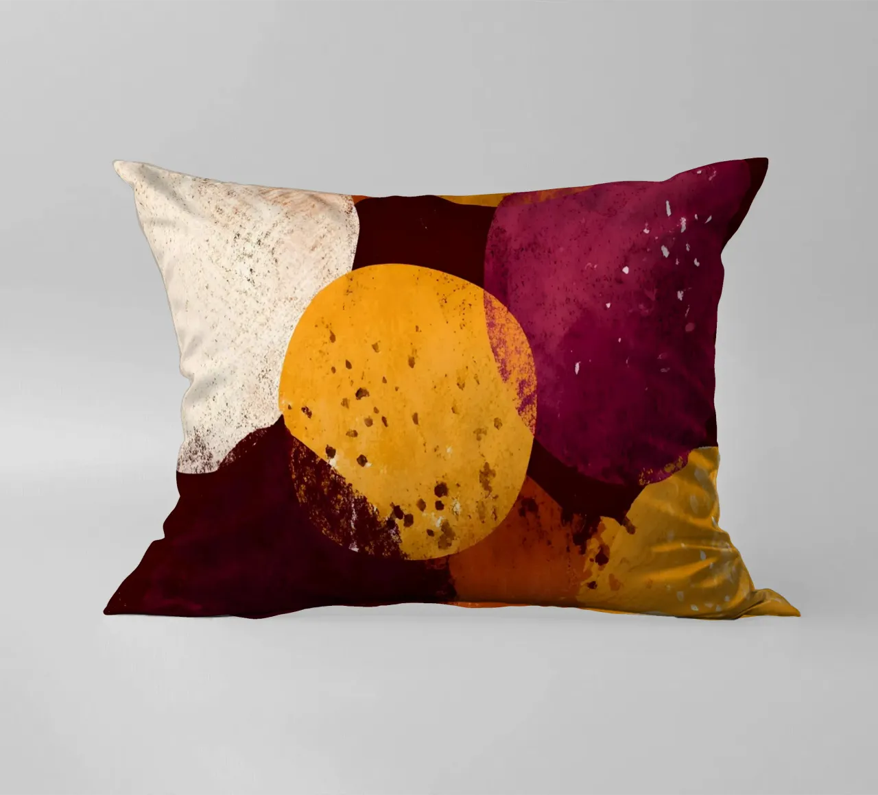 Autumn Cirkels cuscino da Gypsy Galleria