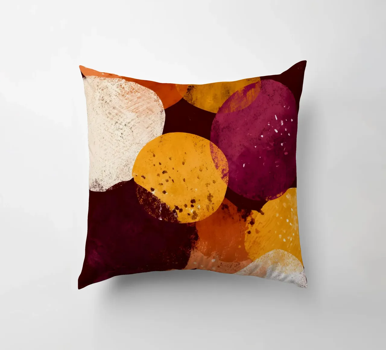 Autumn Cirkels cuscino da Gypsy Galleria