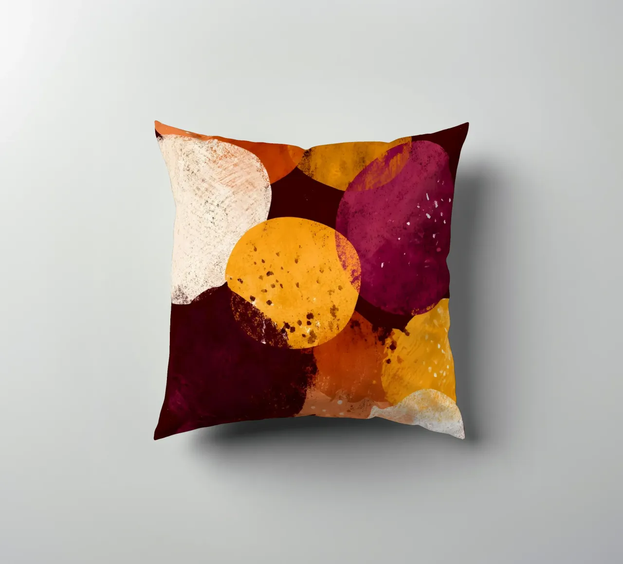 Autumn Cirkels cuscino da Gypsy Galleria