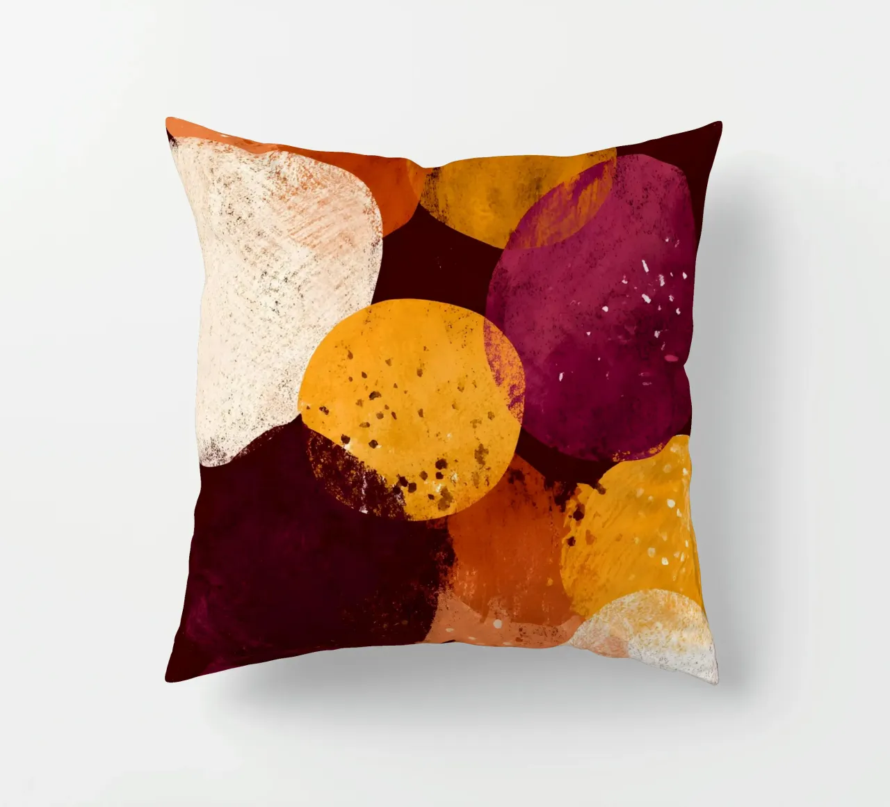 Autumn Cirkels cuscino da Gypsy Galleria