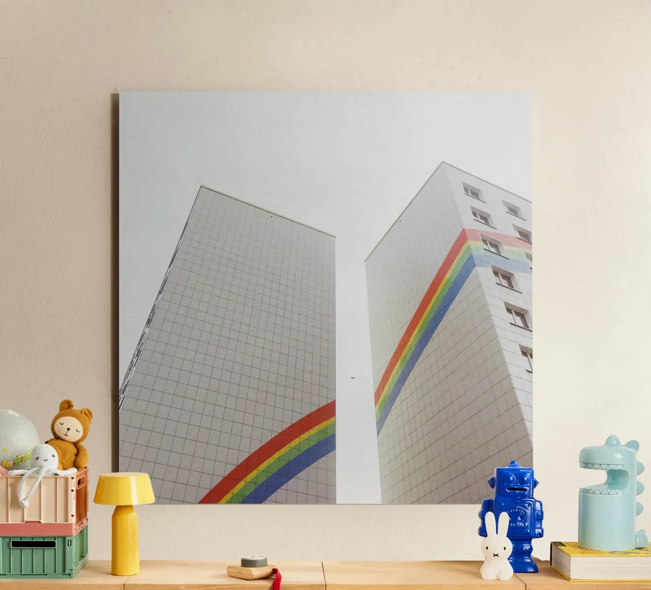 Rainbow forex plate by Cassia Beck Photography