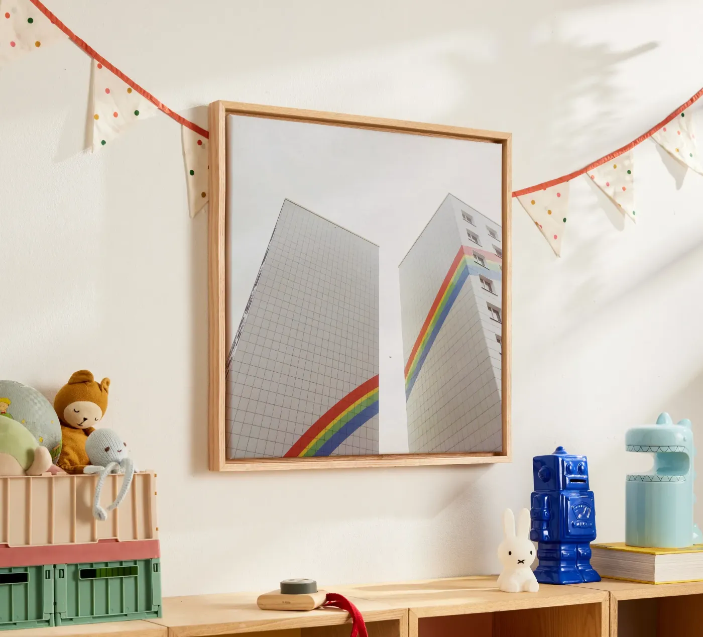 Rainbow canvas by Cassia Beck Photography