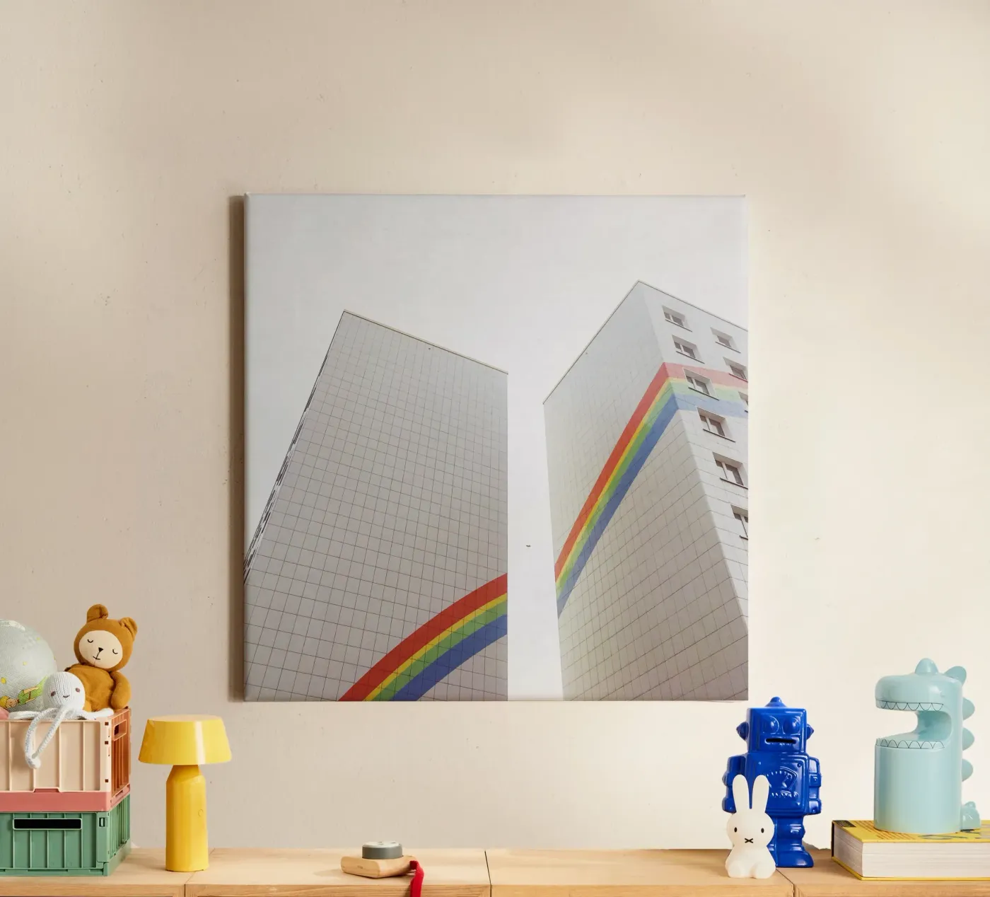 Rainbow canvas by Cassia Beck Photography