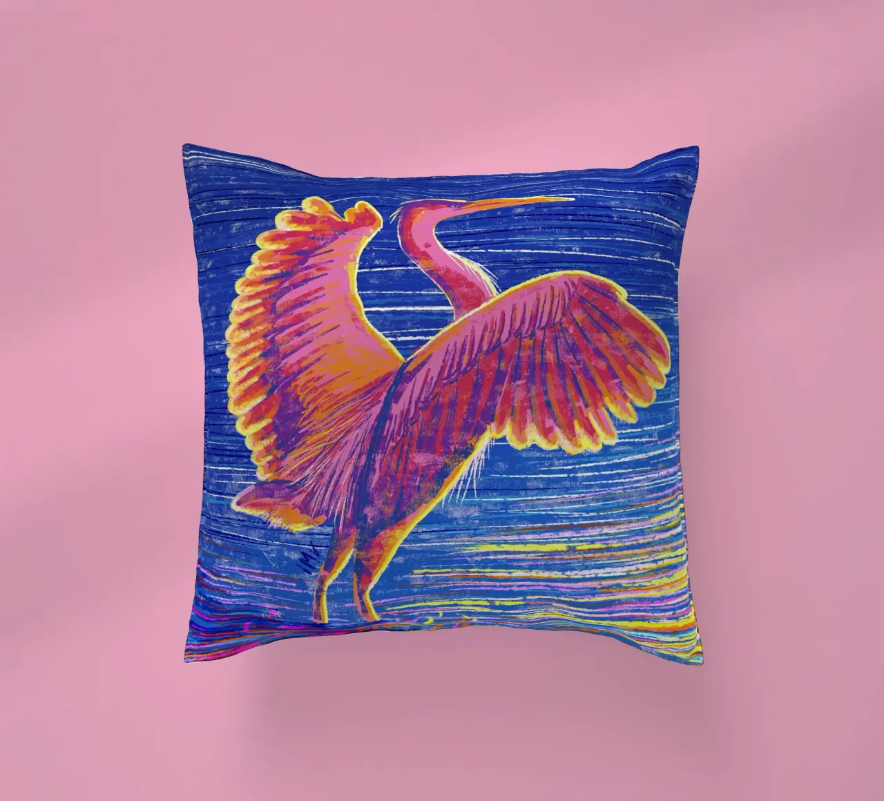 Great Heron #2 cuscino da imvartwork - UK