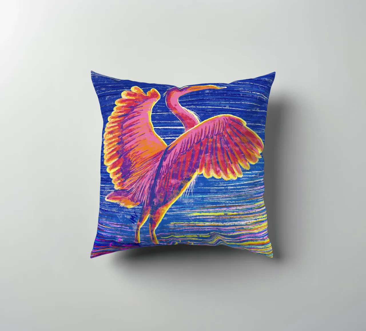 Great Heron #2 cuscino da imvartwork - UK
