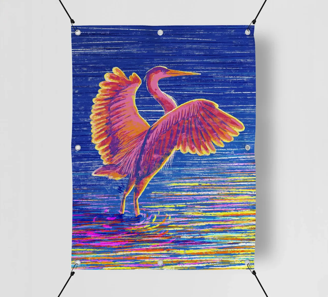 Great Heron #2 telo in pvc da imvartwork - UK