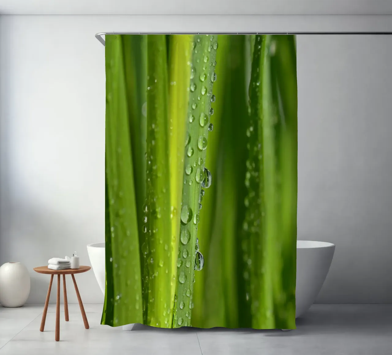 Wassertropfen Duschvorhang von Atteloi