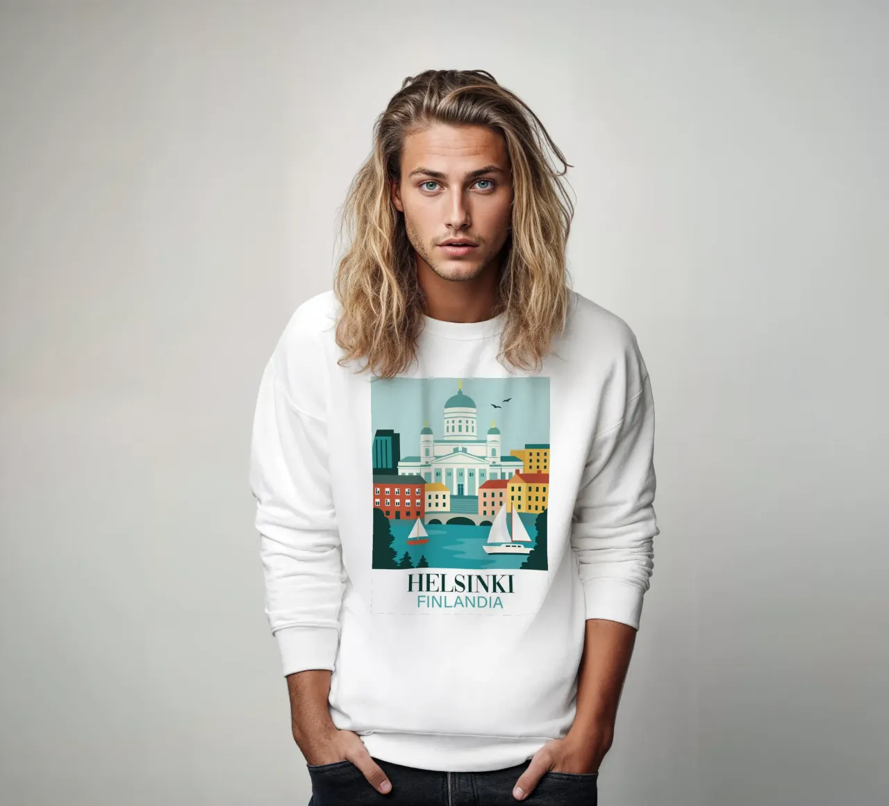 Helsinki Finlandia felpa da 🎁 ARTVI-SHOP