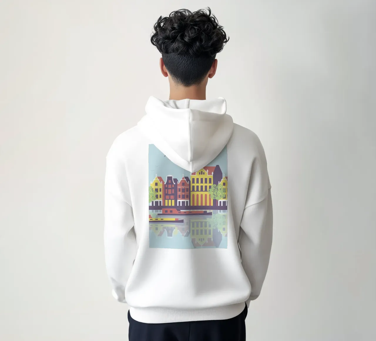 Amsterdam felpa con cappuccio da 🎁 ARTVI-SHOP