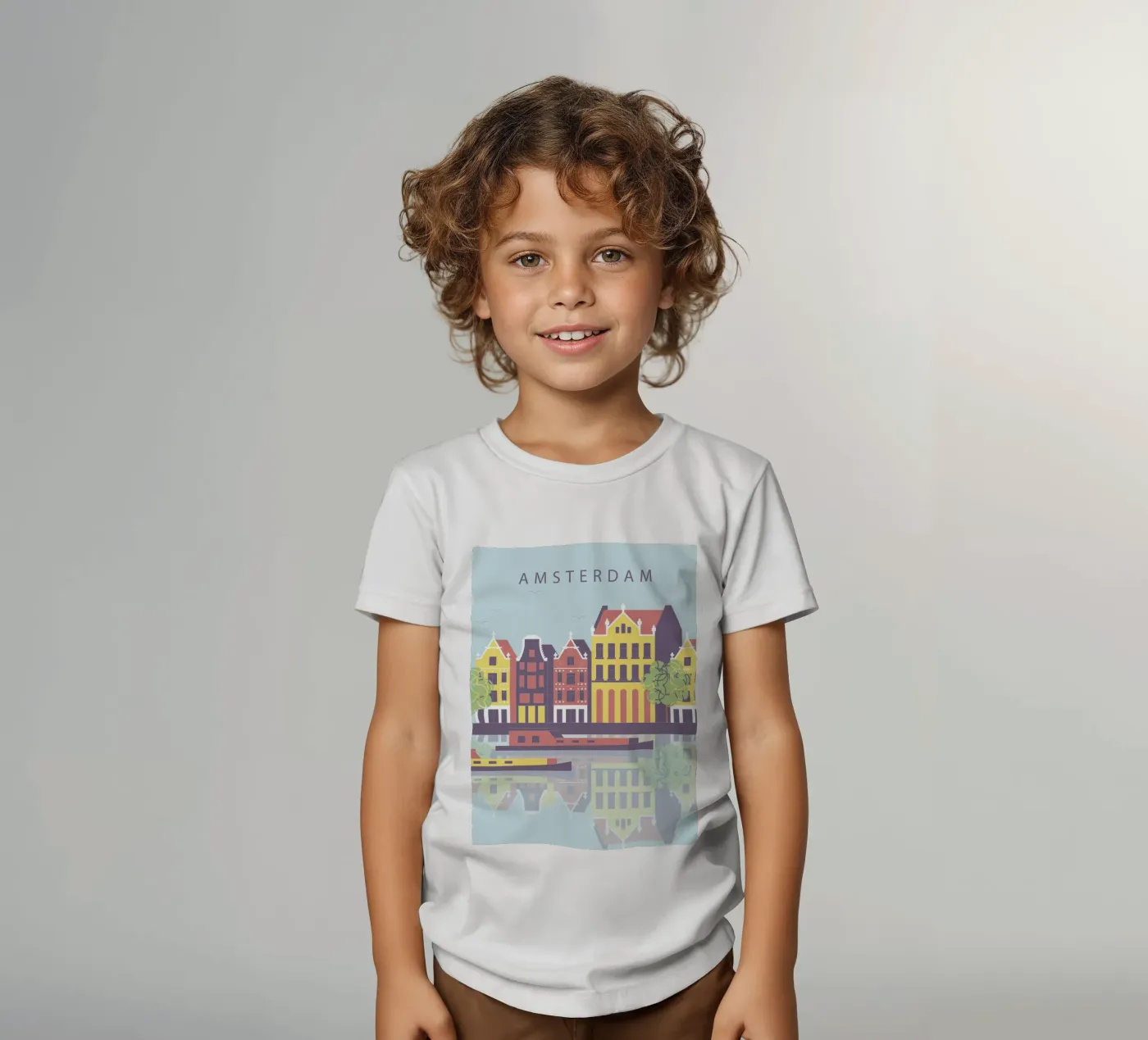 Amsterdam t-shirt bambini da 🎁 NOBELART