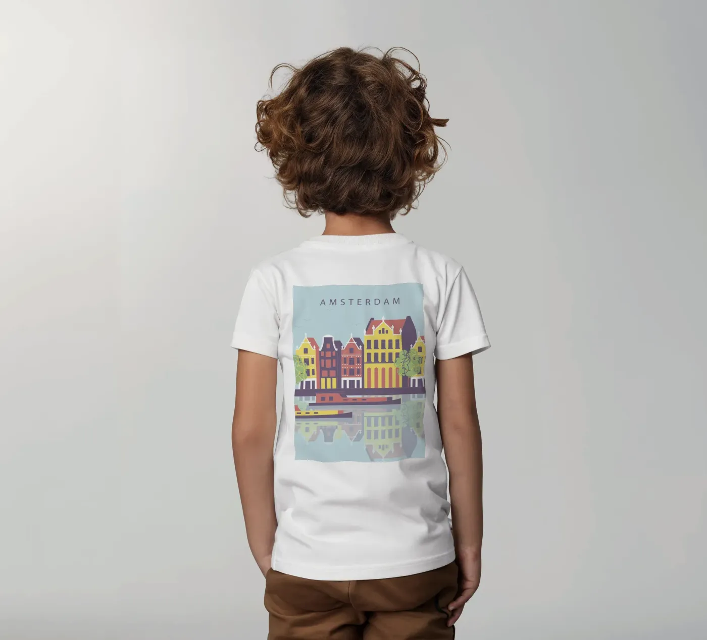 Amsterdam t-shirt bambini da 🎁 NOBELART