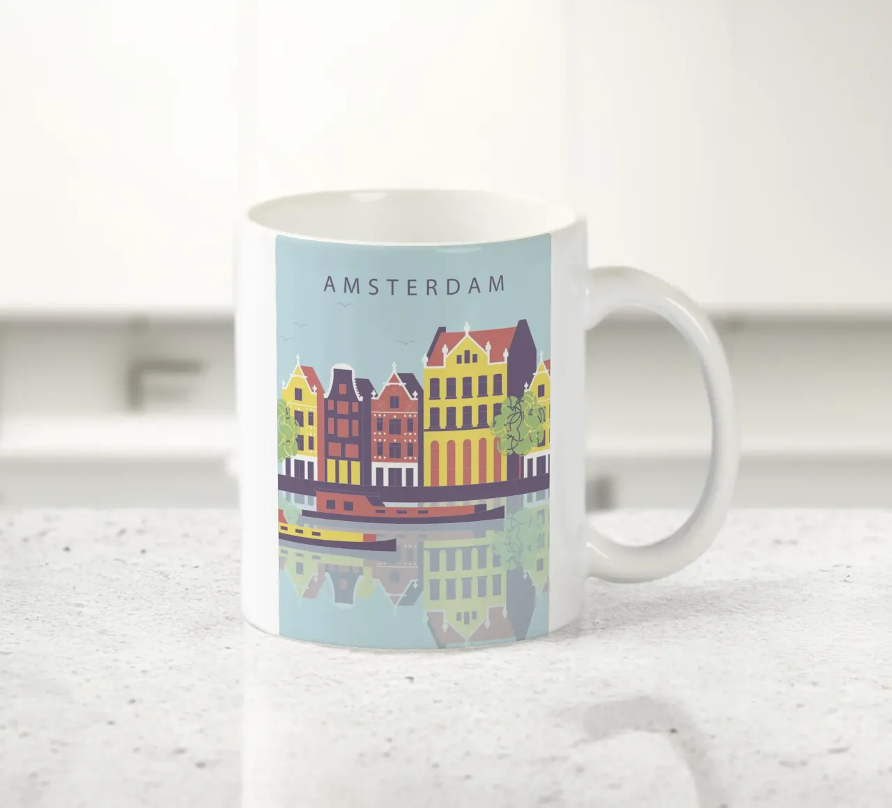 Amsterdam tazza in ceramica da 🎁 NOBELART