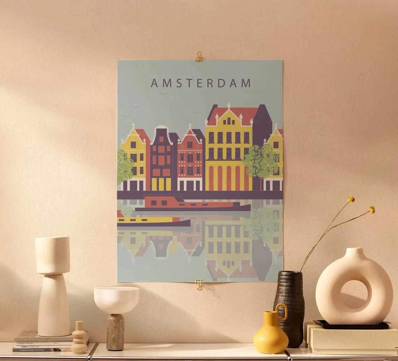 Amsterdam poster da 🎁 NOBELART