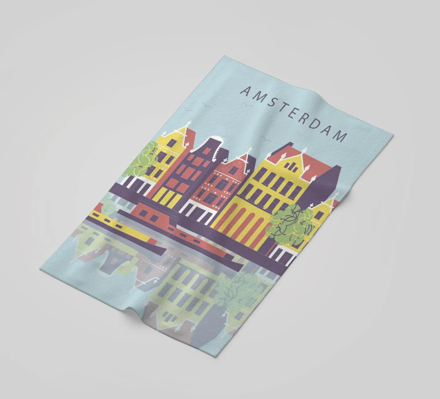 Amsterdam telo mare da 🎁 NOBELART