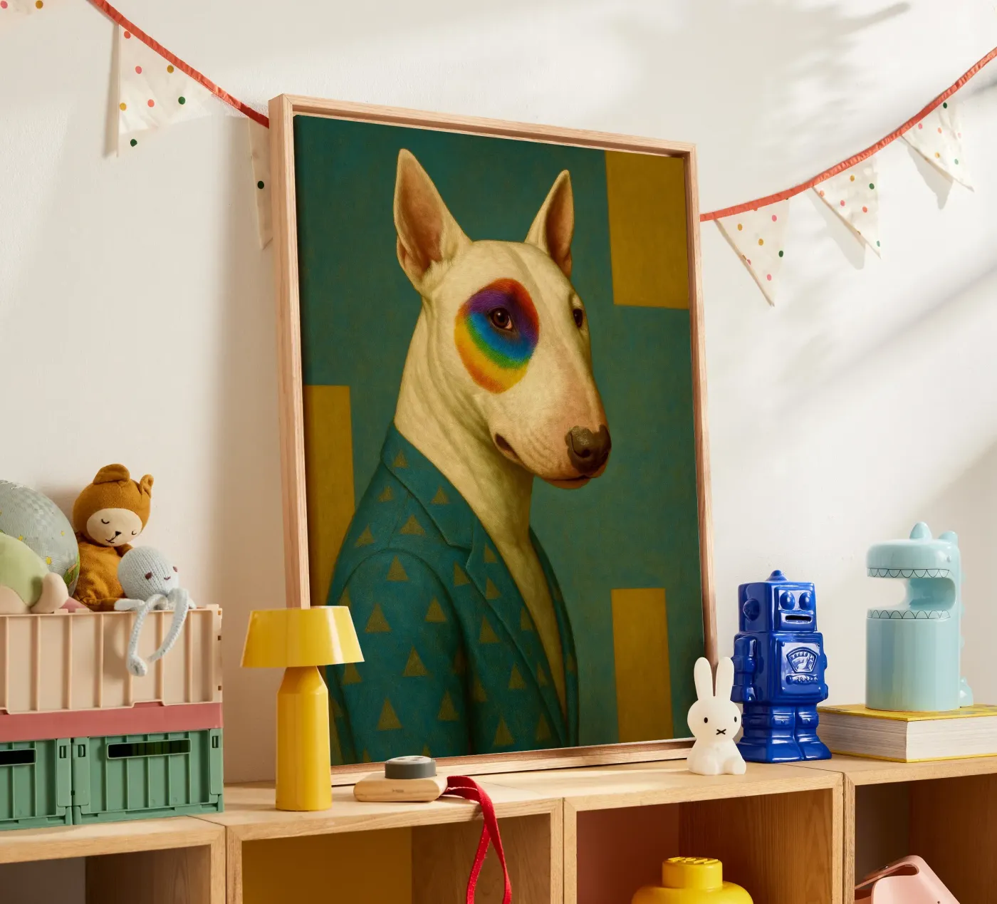 Rainbow canvas by Elegant Absurdism