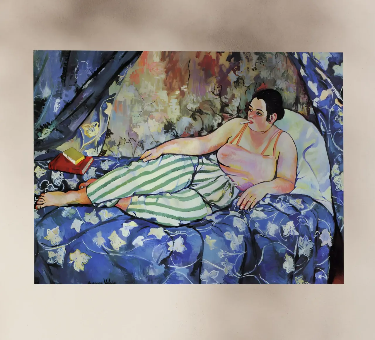 Suzanne Valadon - La stanza blu, 1923 pellicola backlit da Timeless Artworks