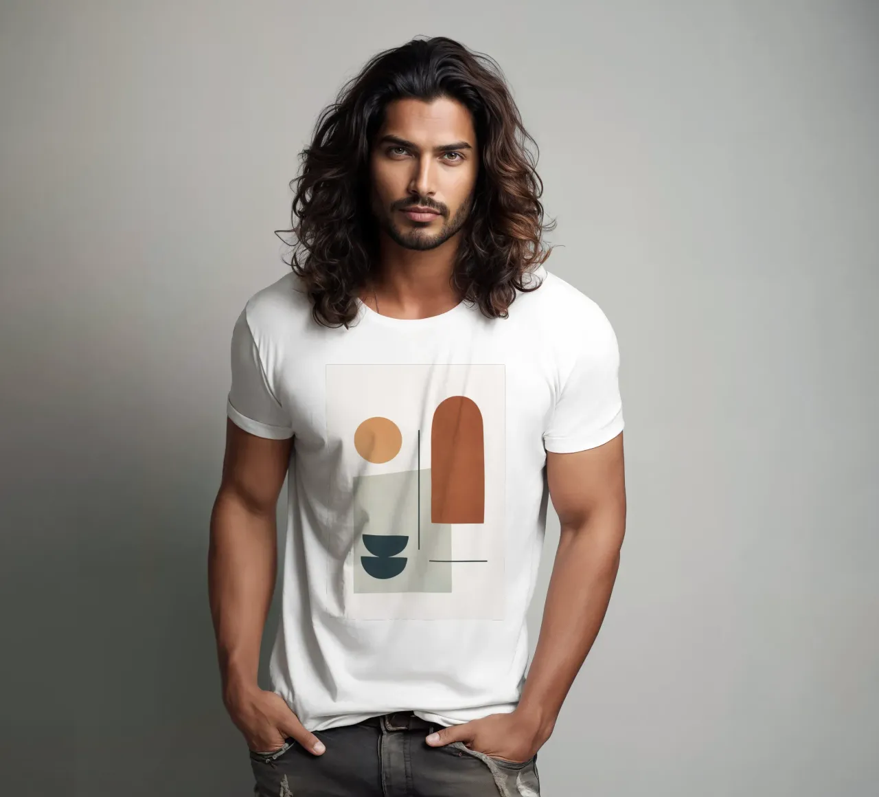 Minimal Shapes No.38 t-shirt da cityart