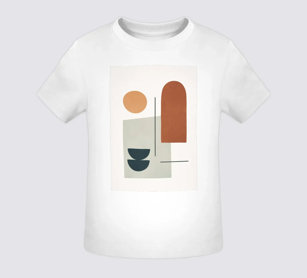 Minimal Shapes No.38 maglietta neonato da cityart