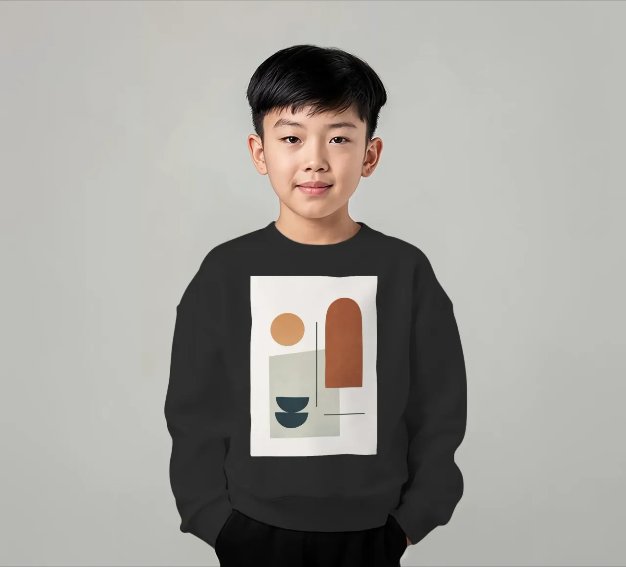 Minimal Shapes No.38 felpa bambino da cityart