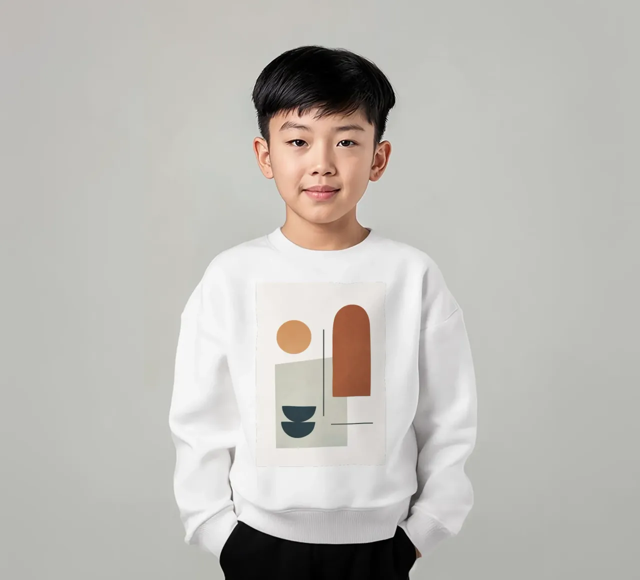 Minimal Shapes No.38 felpa bambino da cityart