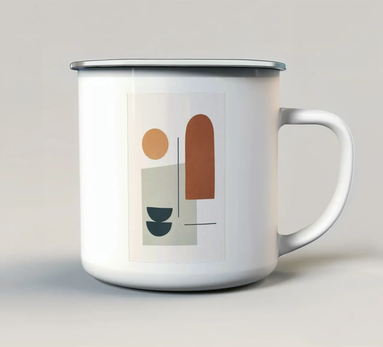 Minimal Shapes No.38 tazza in smalto da cityart