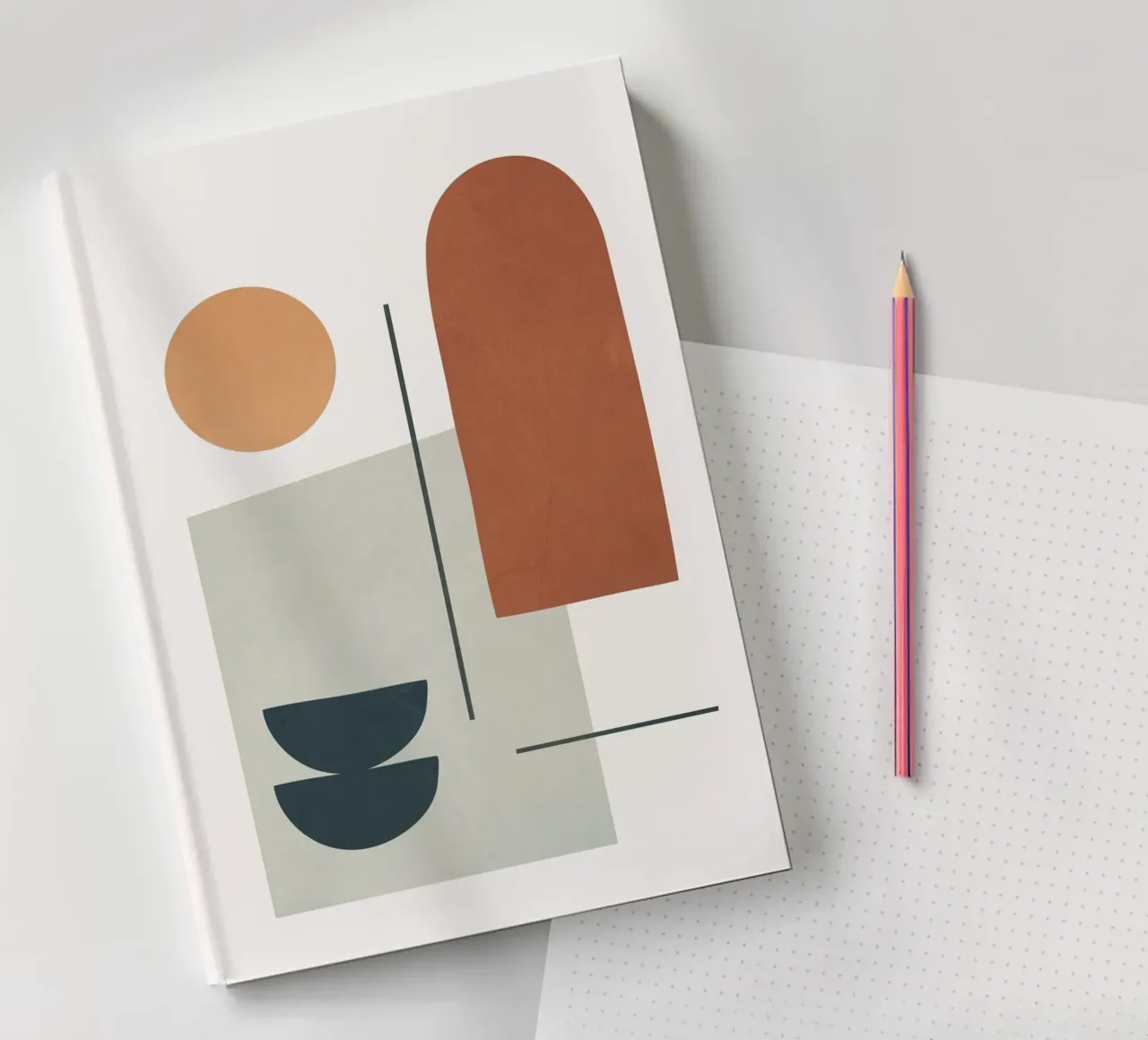 Minimal Shapes No.38 notebook by cityart