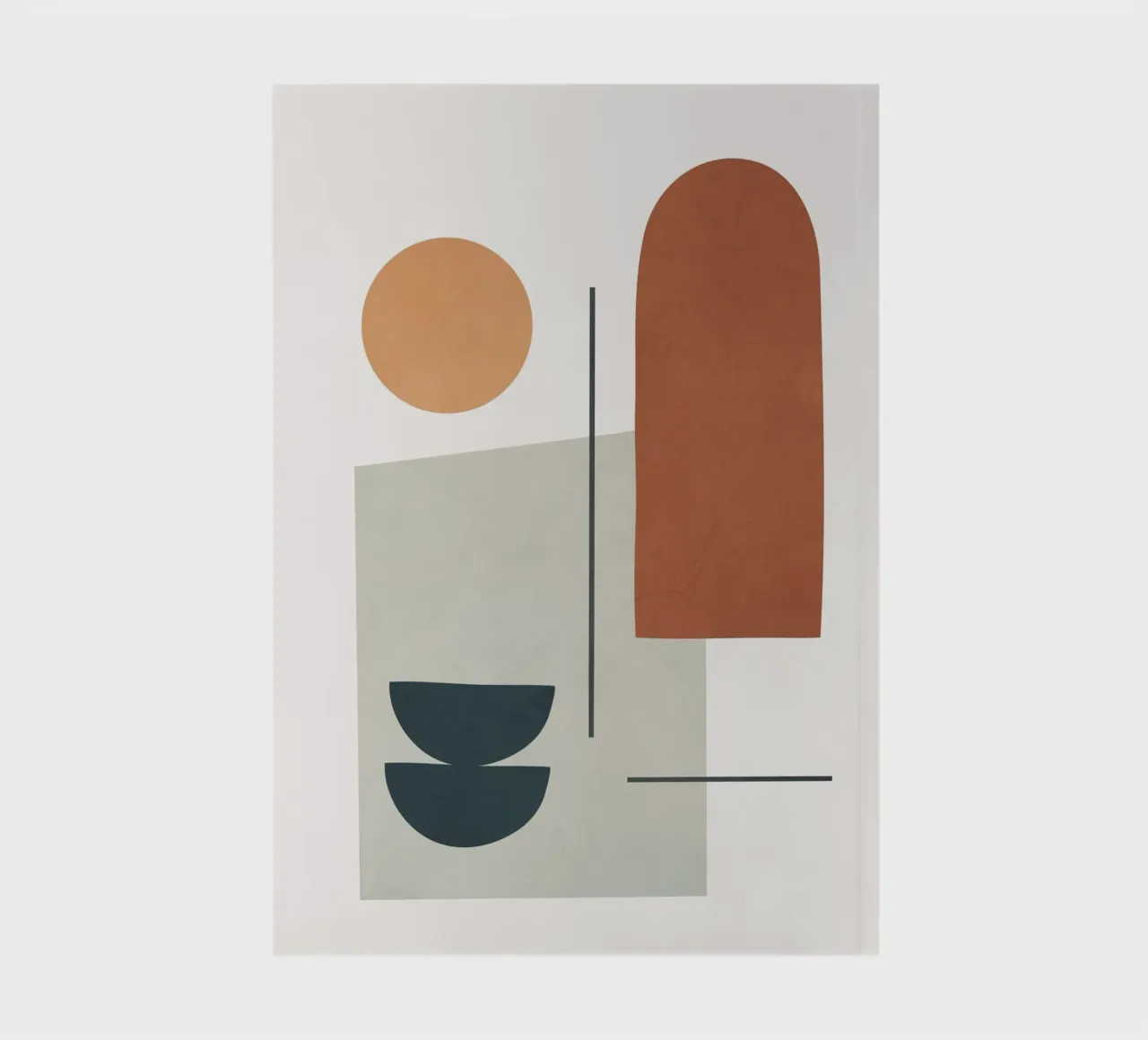 Minimal Shapes No.38 notebook by cityart