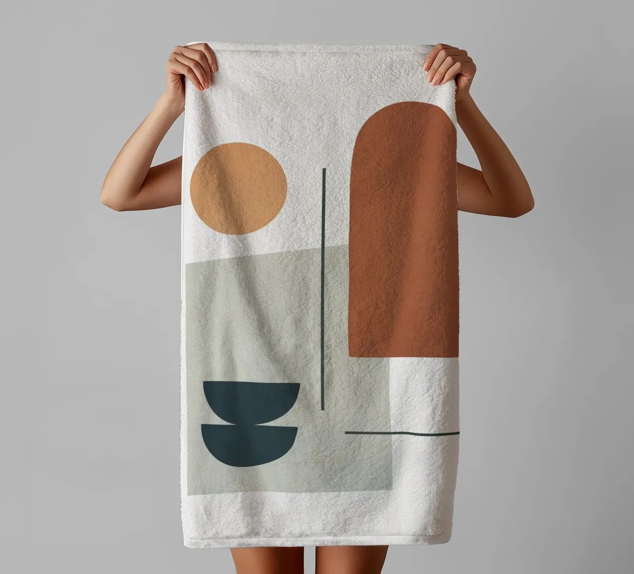 Minimal Shapes No.38 asciugamano da bagno da cityart