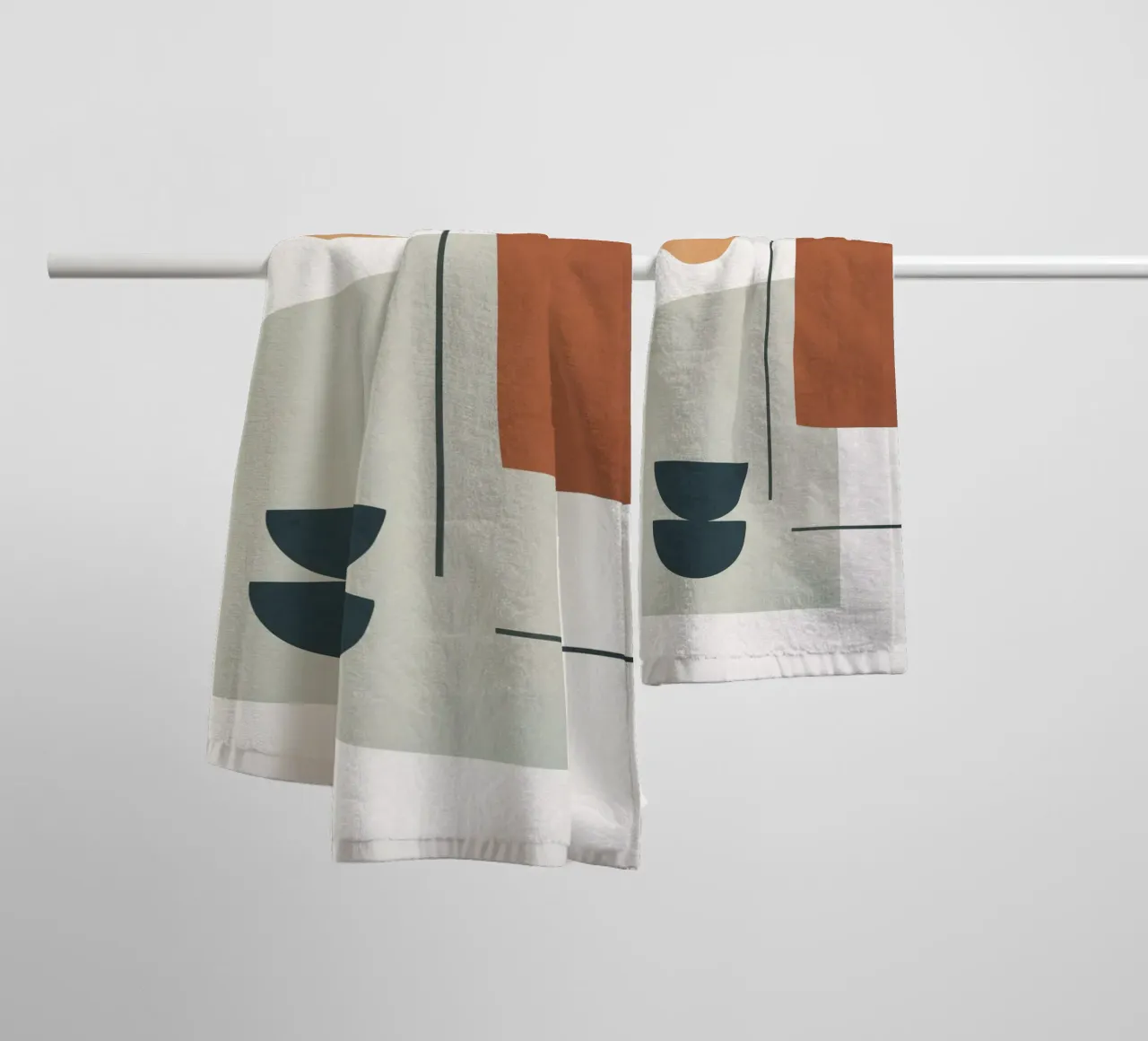 Minimal Shapes No.38 asciugamano da bagno da cityart