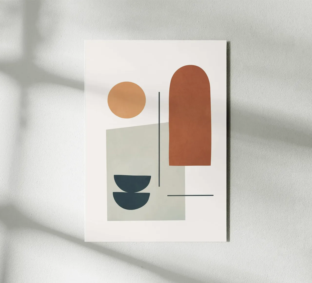 Minimal Shapes No.38 alluminio dibond da cityart