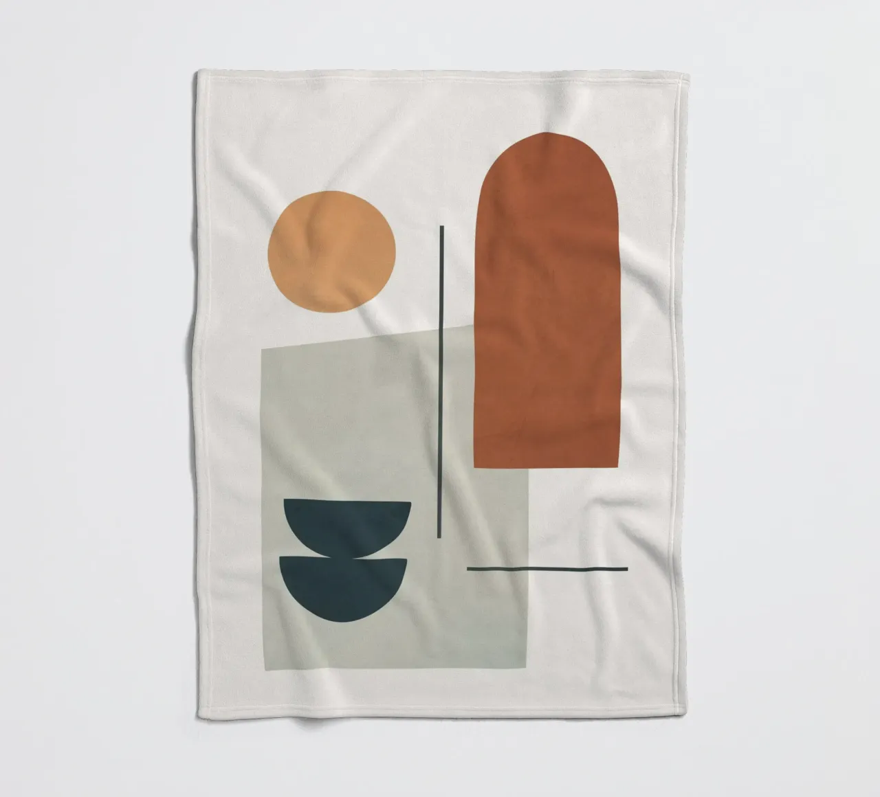 Minimal Shapes No.38 coperta in pile da cityart