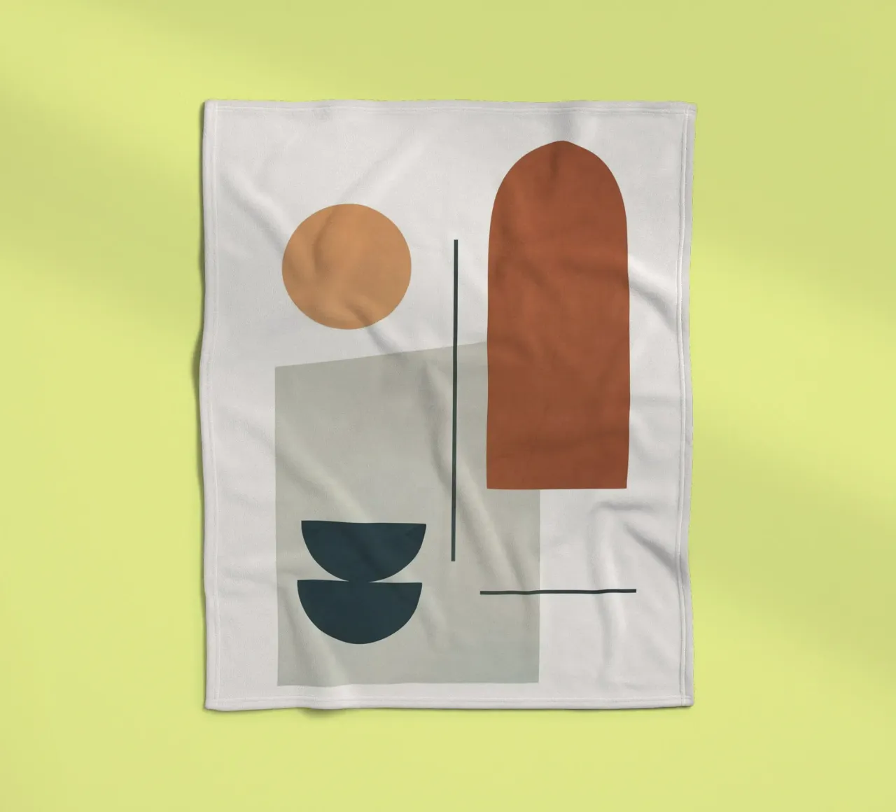 Minimal Shapes No.38 coperta in pile da cityart