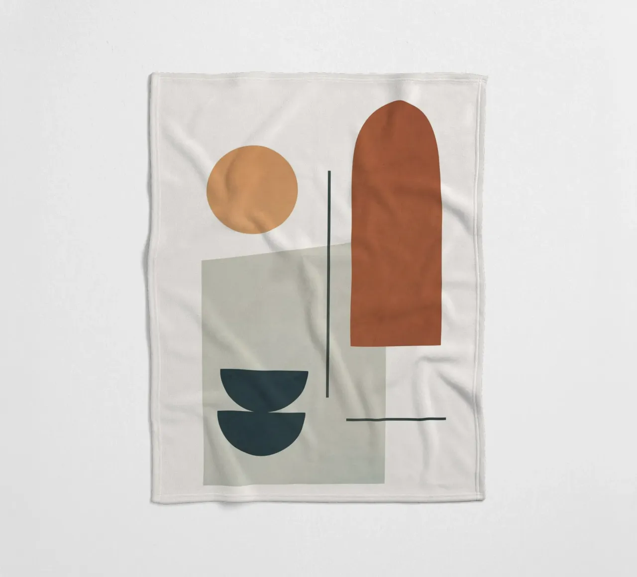 Minimal Shapes No.38 coperta in pile da cityart