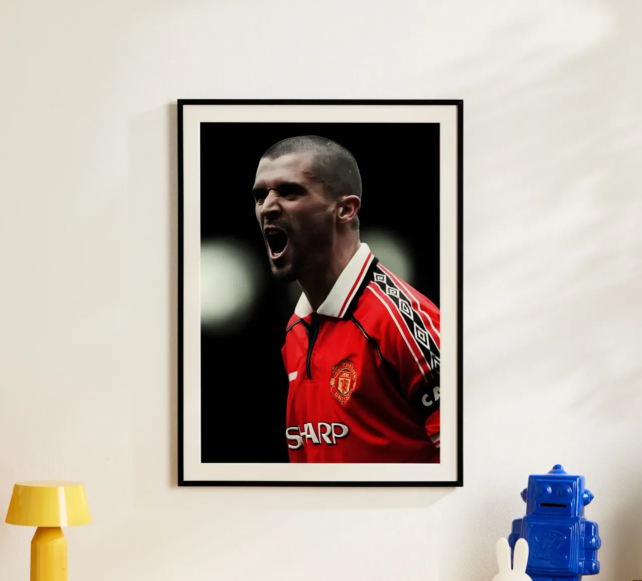 Roy Keane carta hahnemühle da Low poly art