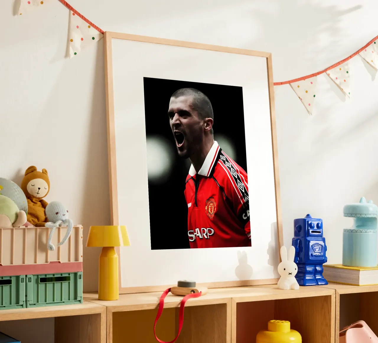 Roy Keane carta hahnemühle da Low poly art
