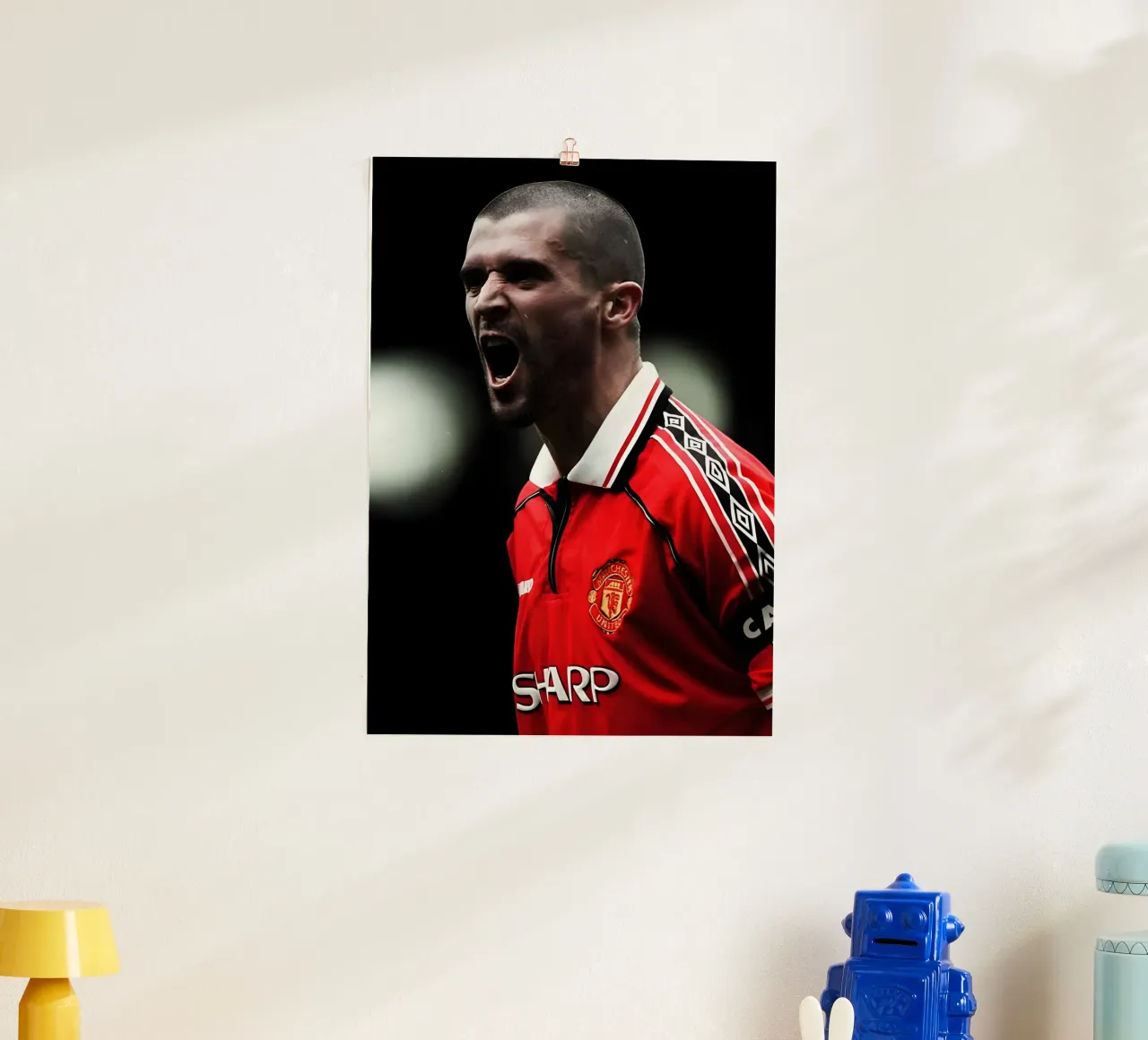 Roy Keane carta hahnemühle da Low poly art