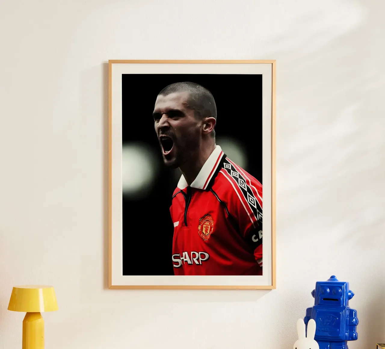 Roy Keane carta hahnemühle da Low poly art