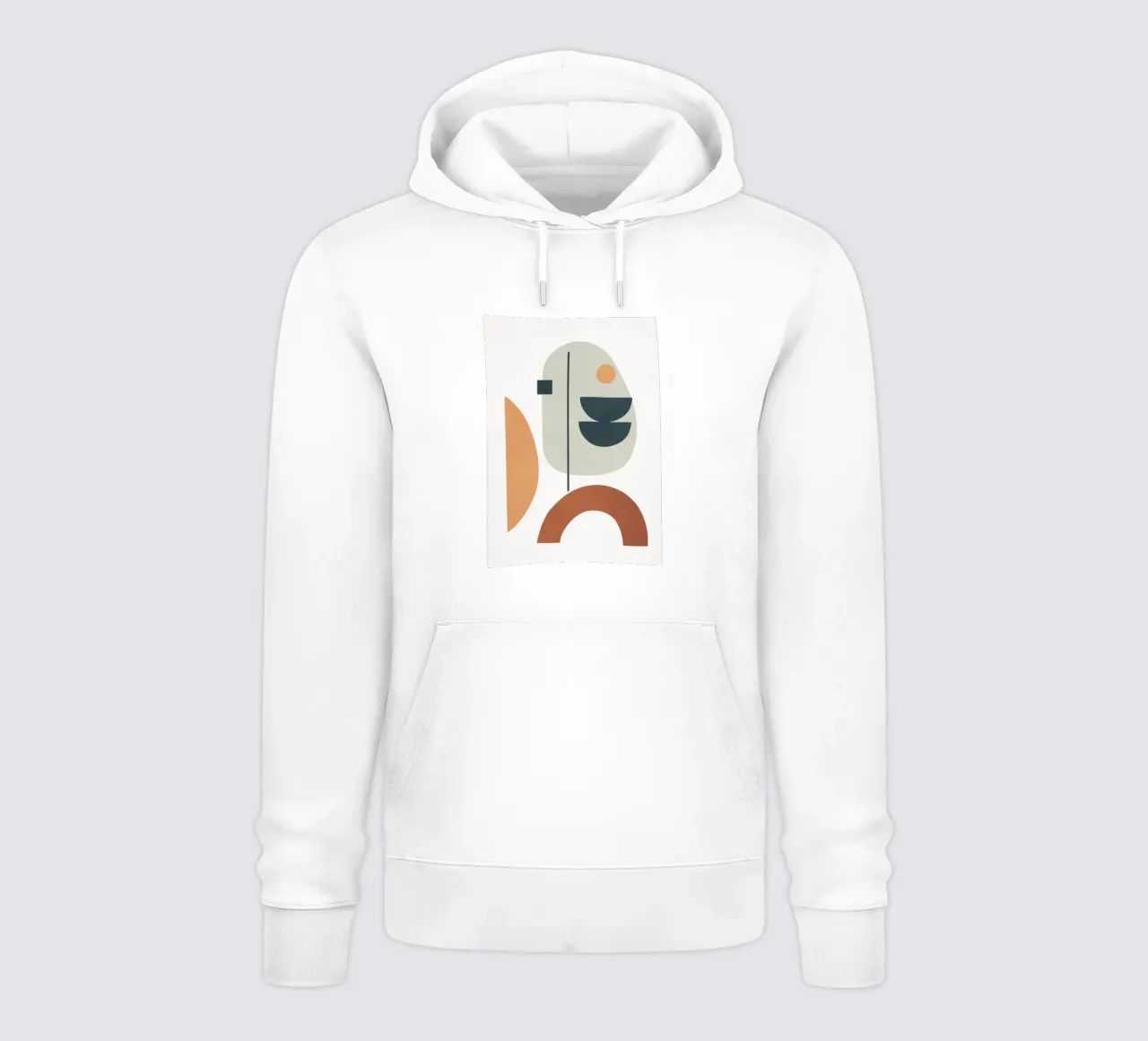 Minimal Shapes No.39 felpa con cappuccio da cityart