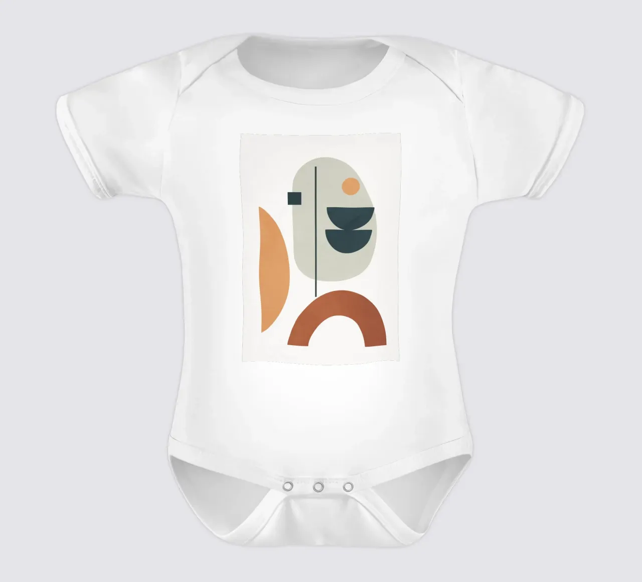Minimal Shapes No.39 body neonato maniche corte da cityart
