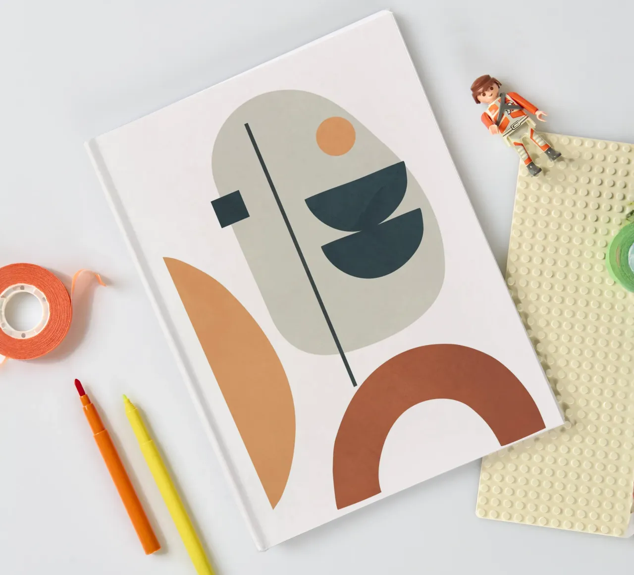 Minimal Shapes No.39 notebook by cityart