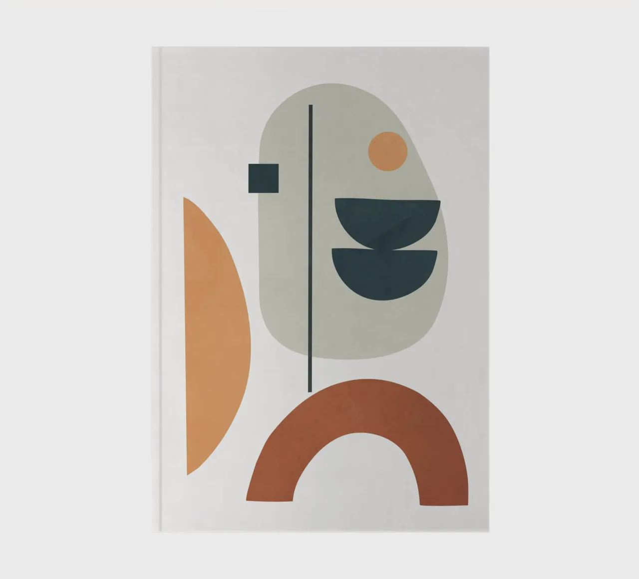 Minimal Shapes No.39 notebook by cityart