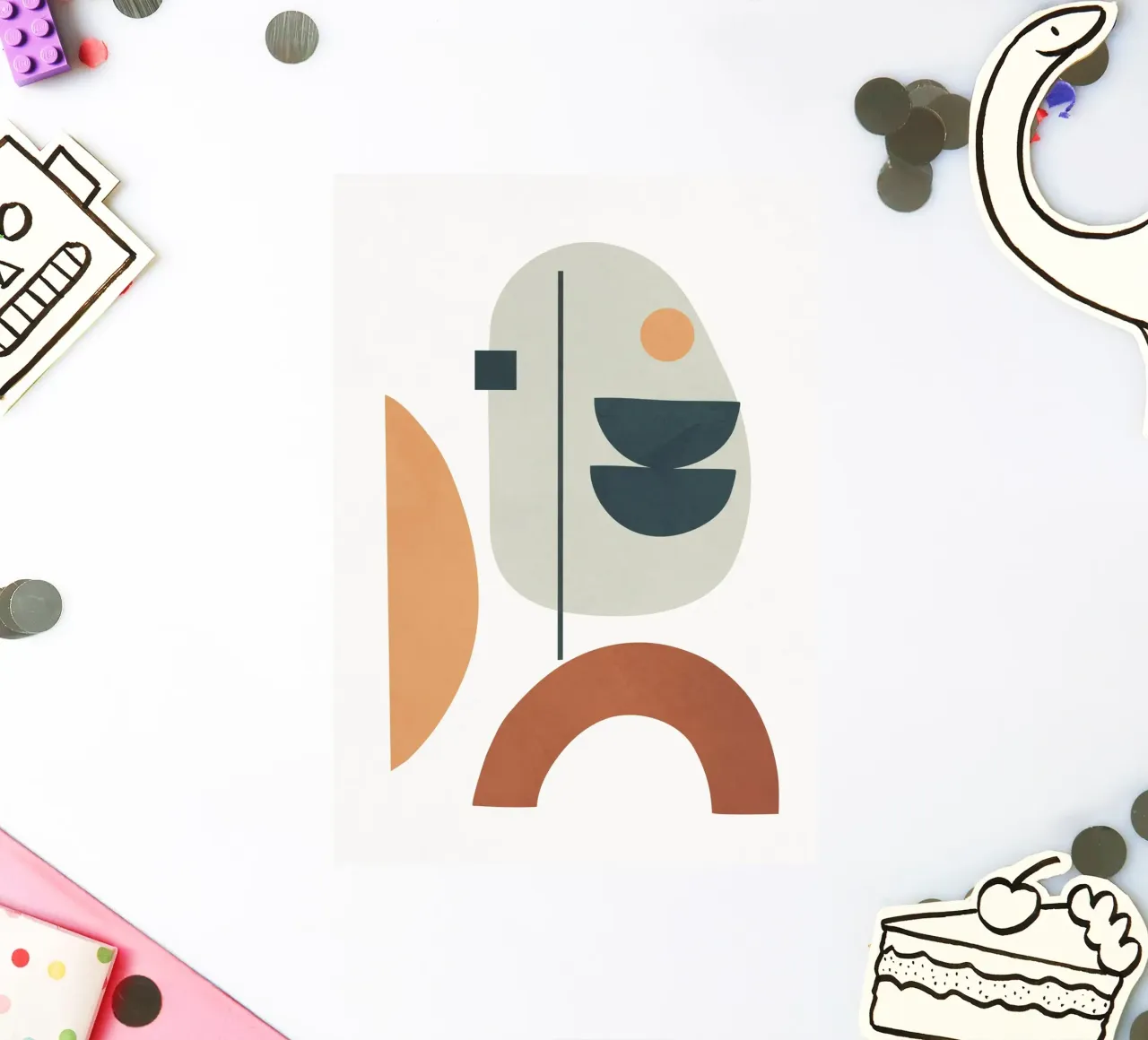 Minimal Shapes No.39 adesivo da cityart
