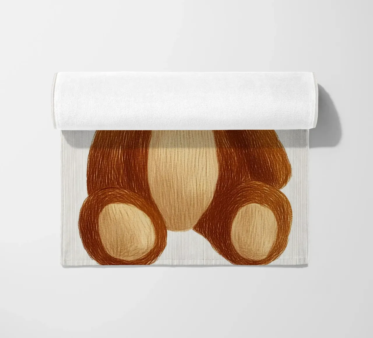 teddy bear telo mare da Curious Canvas